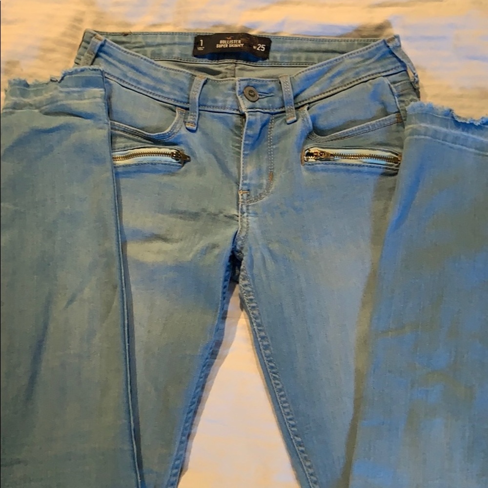 Hollister light blue jeans
